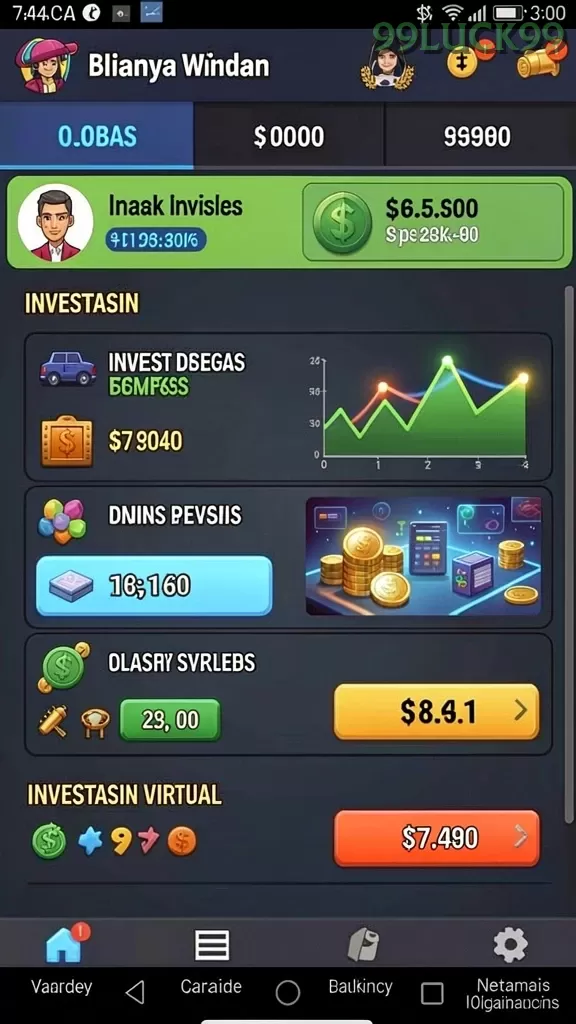 Cuplikan layar 567LUCK — aktivitas