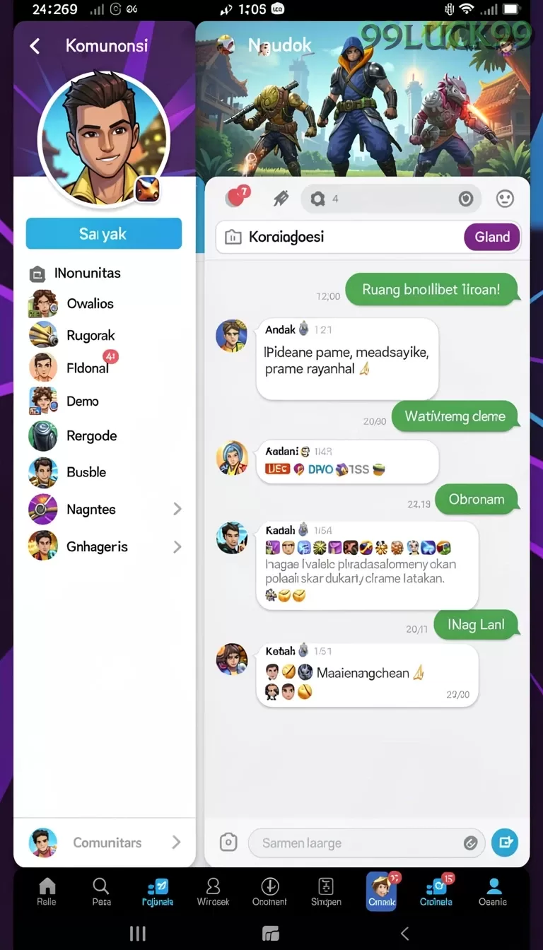 Cuplikan layar 8368SLOT — pengaturan akun